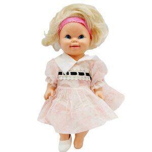 Mattel Blond Baby Doll 11" Neck embossed 1971 Mattel Inc Mexico READ